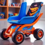 Image of a Hot Wheels Wheelie Chair, showcasing its vibrant design inspired by the iconic Hot Wheels brand, with ergonomic features and smooth-rolling wheels for comfort and mobility.