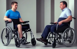 A visual guide illustrating the difference between wheelchair and transport chair, showcasing key features, design variances, and intended usage to aid in understanding the contrast between the two mobility aids.
